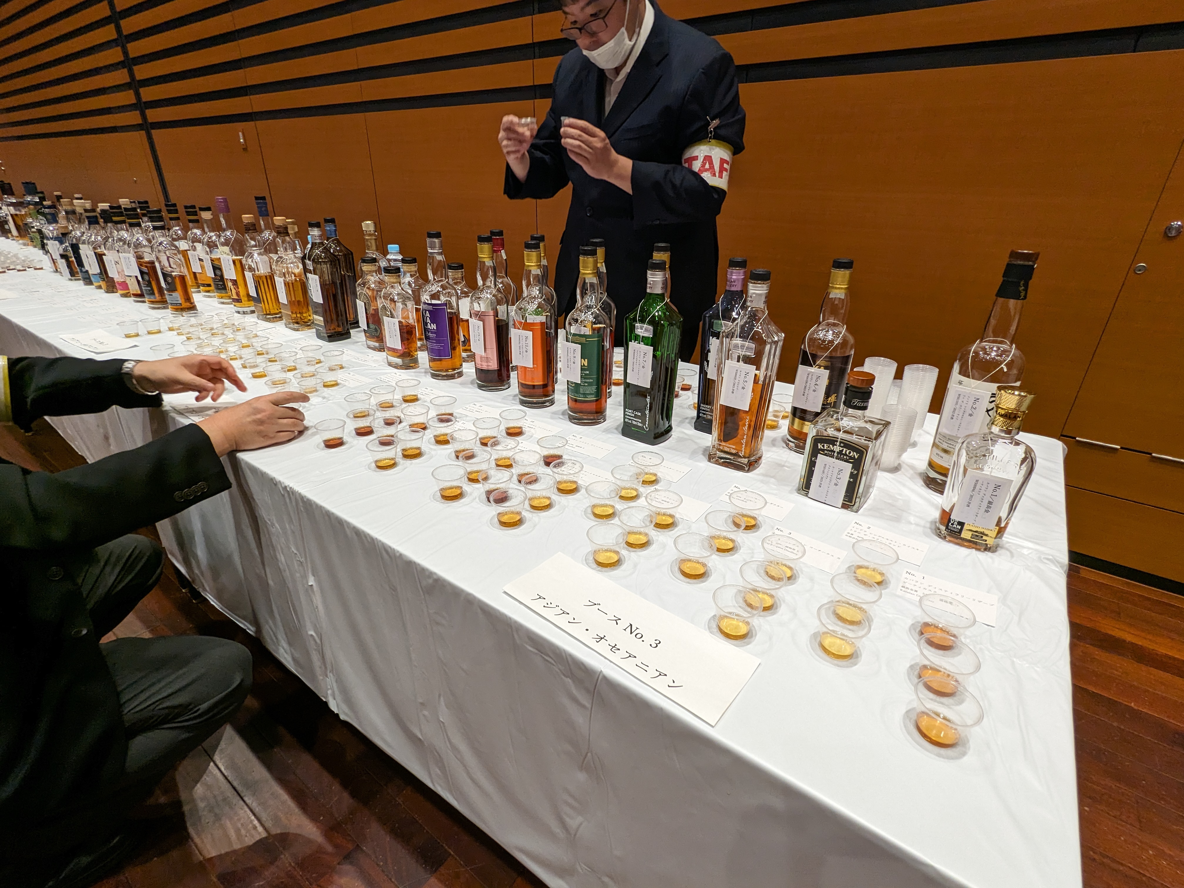 Plenty of free tastings of Japanese whisky as well